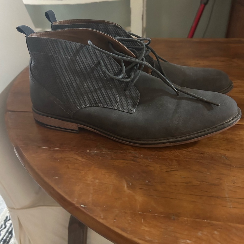 Steve Madden Dark Gray Chukka Boots